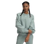 UNDER ARMOUR Rival Fleece Oversized Sweatshirt Damen 348 - silica green/white M