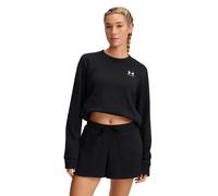 UNDER ARMOUR Rival Terry-Fleece Sweatshirt Damen 001 - black/white L