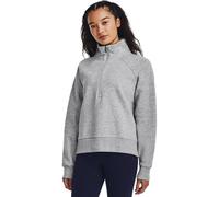 UNDER ARMOUR Rival Fleece 1/2-Zip Sweatshirt Damen 012 - mod gray light heather/white M