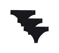 Slips Under Armour Pure Stretch 3-Pack No Show Thong 1383893-001 Größe M