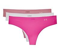 Under Armour Damen UA PS Thong 3Pack, weiche Sport-Unterwäsche, Damen-Tanga mit 4-Wege-Stretch