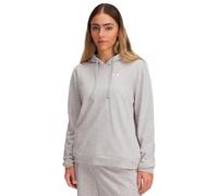 Under Armour Damen Ua Rival Terry Hoodie Hemd, Mod Gray Light Heather/White, M EU