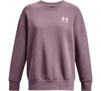 Under Armour Essential FLC OS CrewSweatshirtDamen, Misty Purple/White, XS