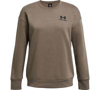 Under Armour Essential Fleece Crew Damen Sweatshirt, braun LG