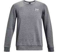 UNDER ARMOUR Essential Fleece Sweatshirt Herren 012 - pitch gray medium heather/white XXL