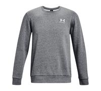 UNDER ARMOUR Essential Fleece Sweatshirt Herren 012 - pitch gray medium heather/white XS