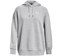 UNDER ARMOUR Essential OverSized Fleece Hoodie Damen 012 - mod gray light heather/white L
