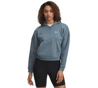 Under Armour Fleecehoodie "Rival" in Graublau - Größe L | Damenpullover