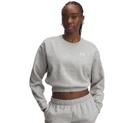 Under Armour Rival Fleece Piped Crew Sweatshirt Damen-Hellgrau
