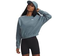 Under Armour Rival Fleece Piped Crew Sweatshirt Damen-blaugrau blaugrau | Größe: M