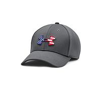 Under Armour Freedom Blitzing Mütze für Herren, Grau (Pitch Gray) (012)/Schwarz, XL/XXL