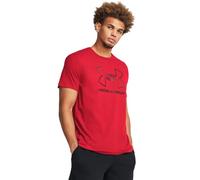 Under Armour Global Foundation Herren-T-Shirt, kurzärmelig, (600) rot/schwarz, 3XL/Tall