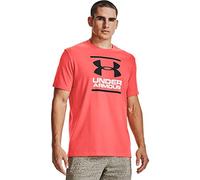 Under Armour Global Foundation Herren-T-Shirt, kurzärmelig, Venom Red (690)/Schwarz, Klein