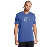 Under Armour Global Lockertag Herren-T-Shirt, kurzärmelig, (432) Tech Blue/Royal, L