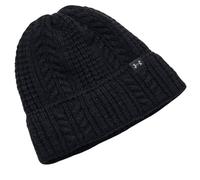 Under Armour Halftime Cable Knit Wintermütze, schwarz