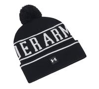 Under Armour Halftime Pom Beanie Wintermütze, schwarz