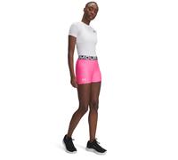 UNDER ARMOUR HeatGear Authentics Shorty Damen 695 - aero pink/white M