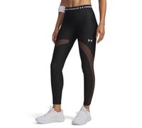 UNDER ARMOUR HeatGear Mesh Leggings Damen 008 - ultimate black/white XL