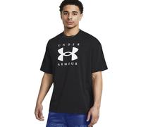 Under Armour Heavyweight Branded M - T-Shirt - Herren XS Black/White