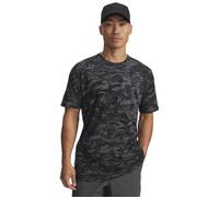 Under Armour Herren ABC CAMO Kurzarmshirt, weiches T-Shirt mit Rundhals, schnelltrocknendes Sportshirt mit Camouflage-Druck,Castlerock / / Black,XS