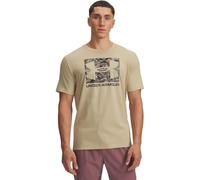 UNDER ARMOUR ABC Camouflage Boxed Logo kurzarm Trainingsshirt Herren 234 - field khaki/timberwolf taupe XS