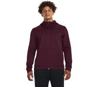 Under Armour Herren Armourfleece Hoodie mit vollem Reißverschluss, (600) Dunkelkastanienbraun/Schwarz, 3XL