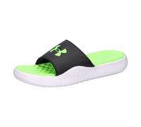 UNDER ARMOUR Ignite Pro 8 Fix Badelatschen Herren 003 - black/white/hyper green 41