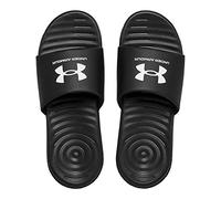 Under Armour Herren Badeschuhe Poolsandalen Ansa Fixed Slides, Farbe:Schwarz, Artikel:-004 Black/White, Schuhgröße:EUR 41