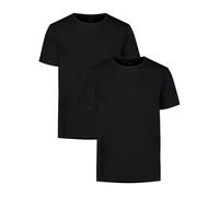 Under Armour Herren Baumwolle Rundhals Unterhemd 2er Pack - Etikettlos, Weiche Stretch-Passform, Atmungsaktiv & Schweißableitend - Schwarzes T-Shirt Baselayer, Schwarz, XXL