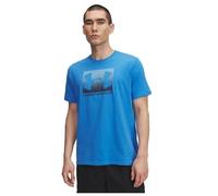 Under Armour Herren Boxed Sports Updated Kurzarmshirt, leichtes Sport T-Shirt mit lockerer Passform, atmungsaktives Trainingsshirt, Fitness Shirt für Männer,Blue Atlantis / / Ash Blue,XS