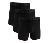 3er Pack UNDER ARMOUR Performance Tech Mesh Solid 6" Boxershorts Herren 001 - black L