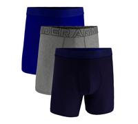 Under Armour Herren Boxer Shorts Under Armour Perf Tech Mesh Solid 6in 3Pack Navy XL