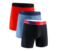 Under Armour Herren Boxer Shorts Under Armour Perf Tech Print 6in 3Pack Red XL