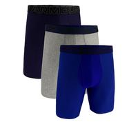 Under Armour Herren Boxer Shorts Under Armour Perf Tech Solid 9in 3Pack Steel Royal L