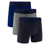 Under Armour Herren Boxer Shorts Under Armour Perf Cotton Solid 6in 3Pack Navy L