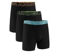 3er Pack UNDER ARMOUR Performance Tech Solid 6" Boxershorts Herren 438 - blue haze XL