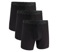 3er Pack UNDER ARMOUR Performance Tech Mesh Solid 6" Boxershorts Herren 001 - black XL