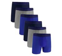 UNDER ARMOUR Herren Boxershorts, 6er Pack - Performance Tech Boxer Briefs Solid 6 in, Stretch, einfarbig L Mehrfarbig