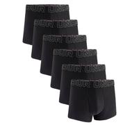 UNDER ARMOUR Herren Boxershorts, 6er Pack - Performance Tech Trunks, Stretch, einfarbig Schwarz XL