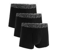 3er Pack UNDER ARMOUR Performance Cotton Solid 3" Boxershorts Herren 001 - black 5XL