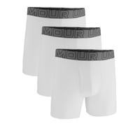 3er Pack UNDER ARMOUR Performance Cotton Solid 6" Boxershorts Herren 021 - castlerock M