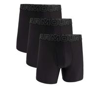 3er Pack UNDER ARMOUR Performance Tech Mesh Solid 6" Boxershorts Herren 001 - black M