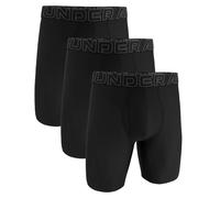 3er Pack UNDER ARMOUR Performance Tech Mesh Solid 9" Boxershorts Herren 001 - black S