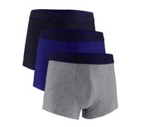 3er Pack UNDER ARMOUR Performance Tech Solid 3" Boxershorts Herren 402 - royal M