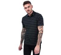 Under Armour Herren CC Scramble-Streifen-Polo-Hemd - Schwarz - M