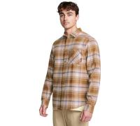 Under Armour Herren Expanse Flanellhemd, (263) Camel / Tech Blue / Tetra Gray, XL