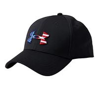 Under Armour Herren Freedom Blitzing Hat Mütze, Schwarz (001)/Rot, M-L