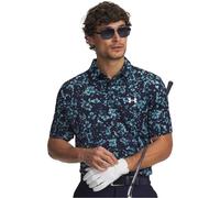 Under Armour Herren Golf-Poloshirt mit Matchplay-Aufdruck, Midnight Navy/Blue Haze/White, XL