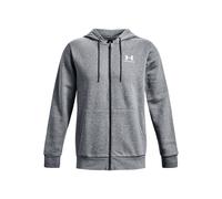 UA ESSENTIAL FLEECE FZ HOOD PITCH GRAY MEDIUM HEATHER L