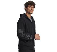 Under Armour Herren Kapuzenjacke Rival Lightweight Graphic 6014687-001 XL Black/Castlerock